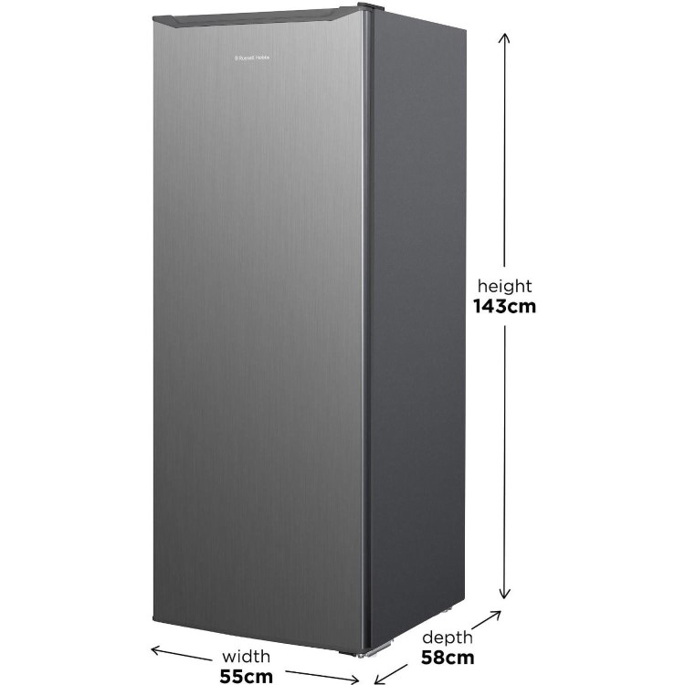 Russell Hobbs 243 Litre Freestanding Larder Fridge - Stainless Steel