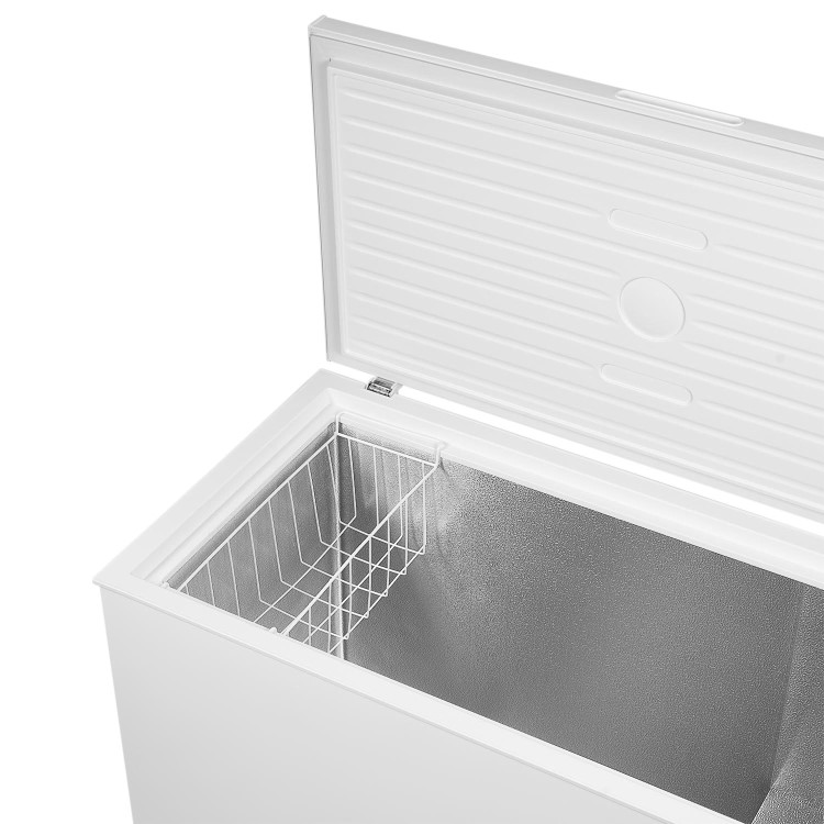 electriQ 299 Litre Chest Freezer - White