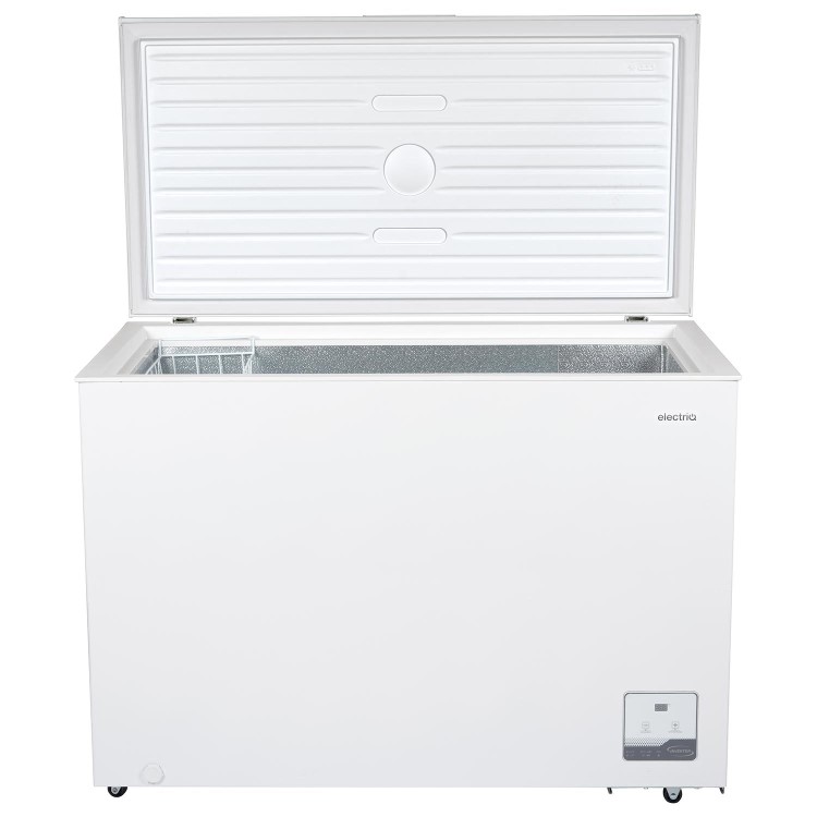 electriQ 299 Litre Chest Freezer - White