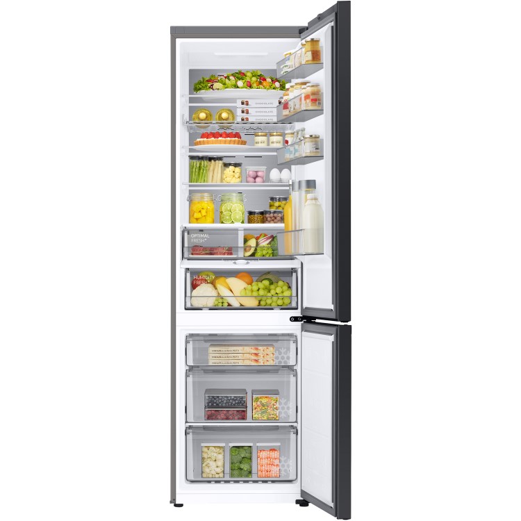 Refurbished Samsung RB38A7B53S9 Freestanding 387 Litre 70/30 Frost Free Fridge Freezer Stainless Steel