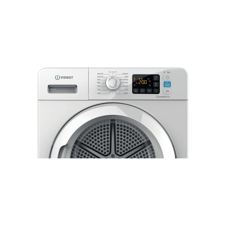 Indesit Push&Go 8kg Heat Pump Tumble Dryer - White