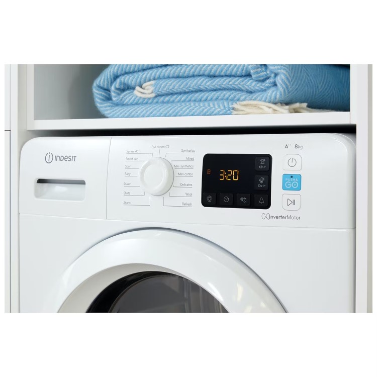 Indesit Push&Go 8kg Heat Pump Tumble Dryer - White