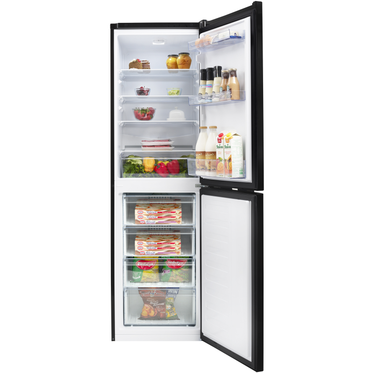 Beko 270 Litre 50/50 Freestanding Fridge Freezer - Black