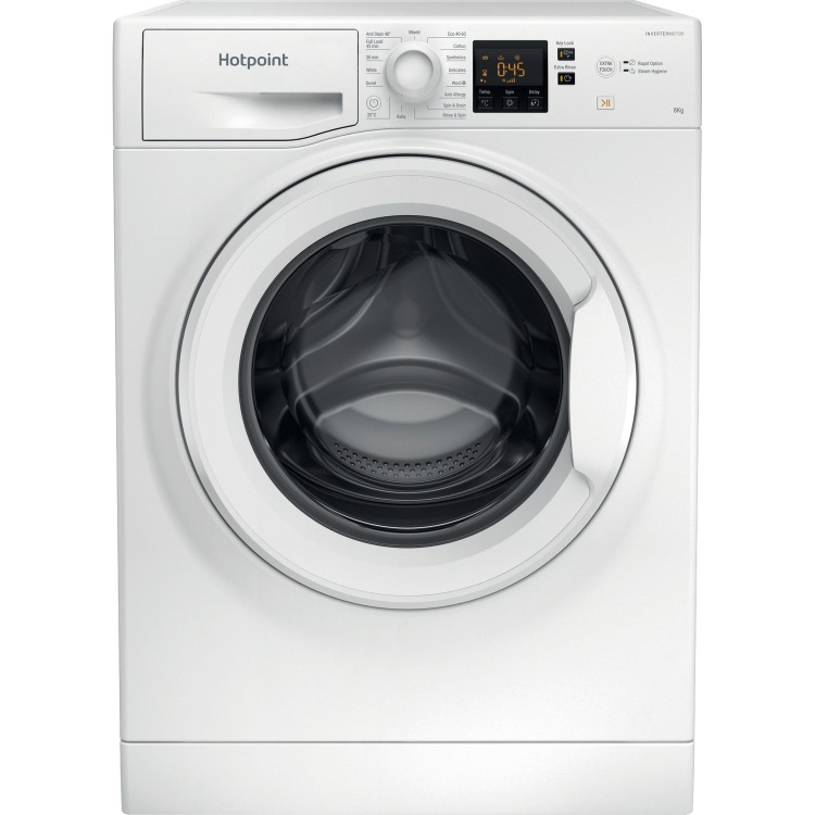 Hotpoint Anti-Stain 8kg 1400rpm Washing Machine – White