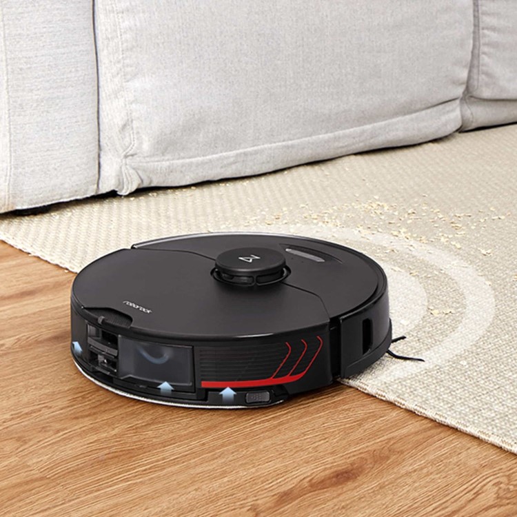 Refurbished Roborock S7 MaxV Ultra Robot Vacuum Cleaner with Self-Emptying and Seld-Cleaning Station - Black