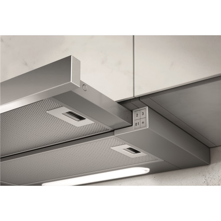 Elica Elite 90cm Telescopic Cooker Hood - Stainless Steel