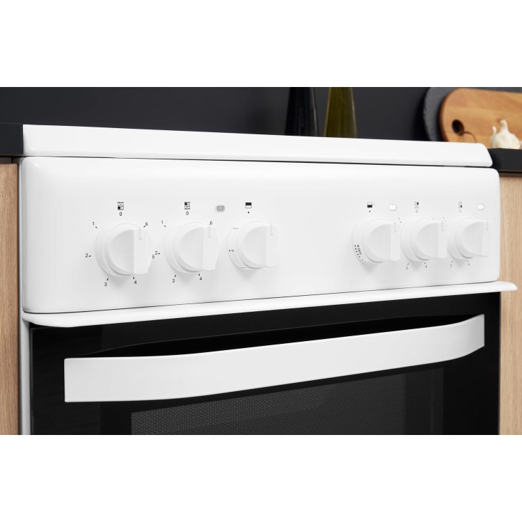 Hotpoint 50cm Electric Cooker - White