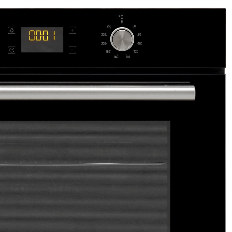 Refurbished Hotpoint FA4S541JBLGH 60cm Single Built In Electric Oven with Gentle Steam Black