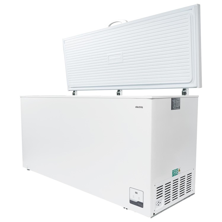 electriQ 700 Litre Chest Freezer - White