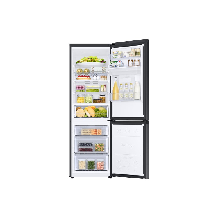 Refurbished Samsung Series 8 RB34C632EBN Freestanding 341 Litre 70/30 Frost Free Fridge Freezer Black