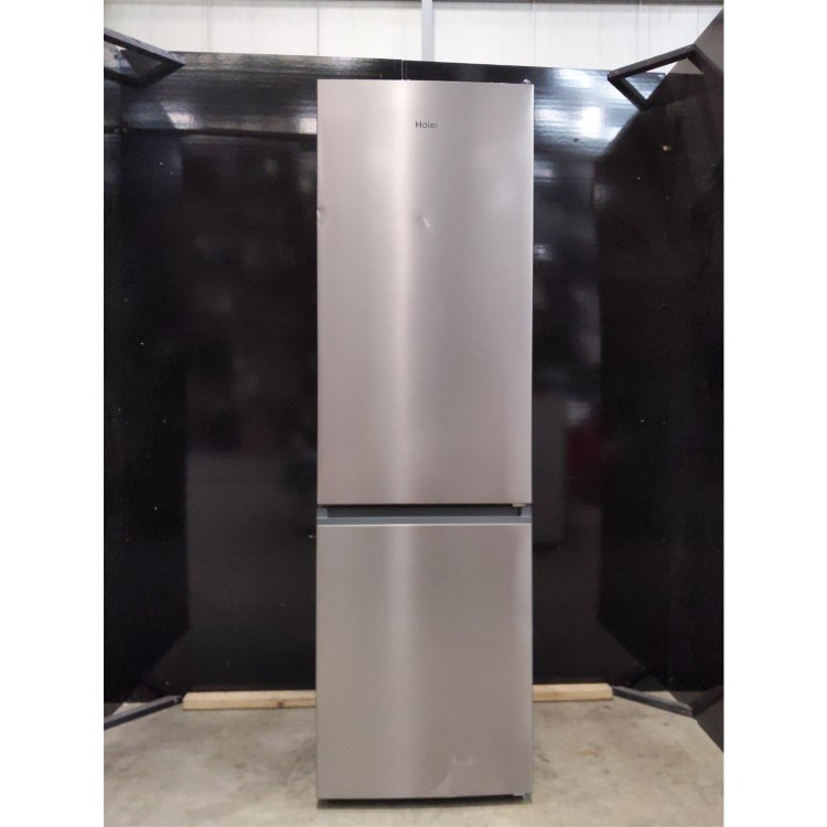 Refurbished Haier 2D 60 Series 1 HDW1620DNPK Freestanding 377 Litre 70/30 Frost Free Fridge Freezer Silver