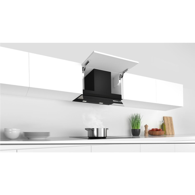 Refurbished Bosch Serie 6 DBB67AM60B 60cm Canopy Cooker Hood Black