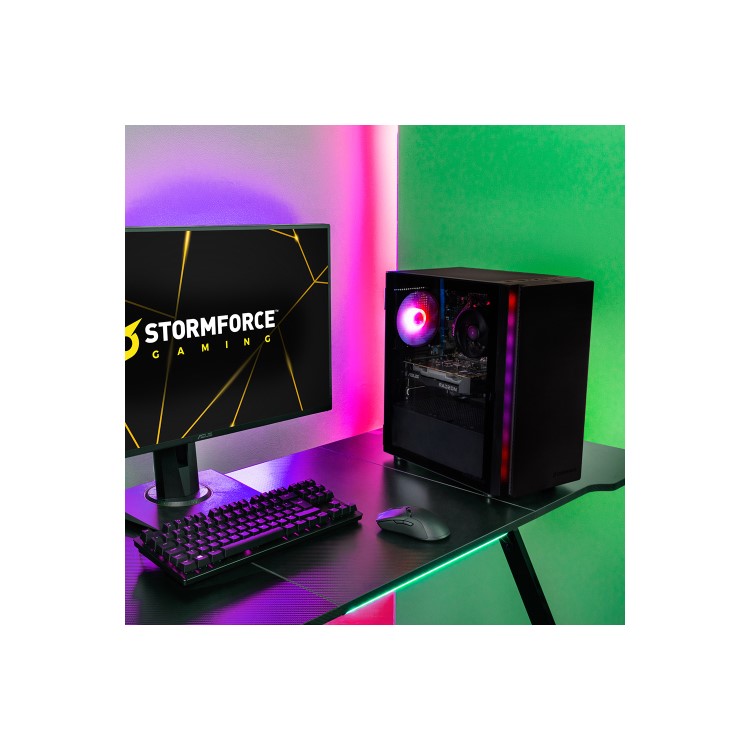 StormForce Onyx AMD Ryzen 5 5600G 16GB 1TB AMD Radeon Graphics Windows 11 Gaming PC