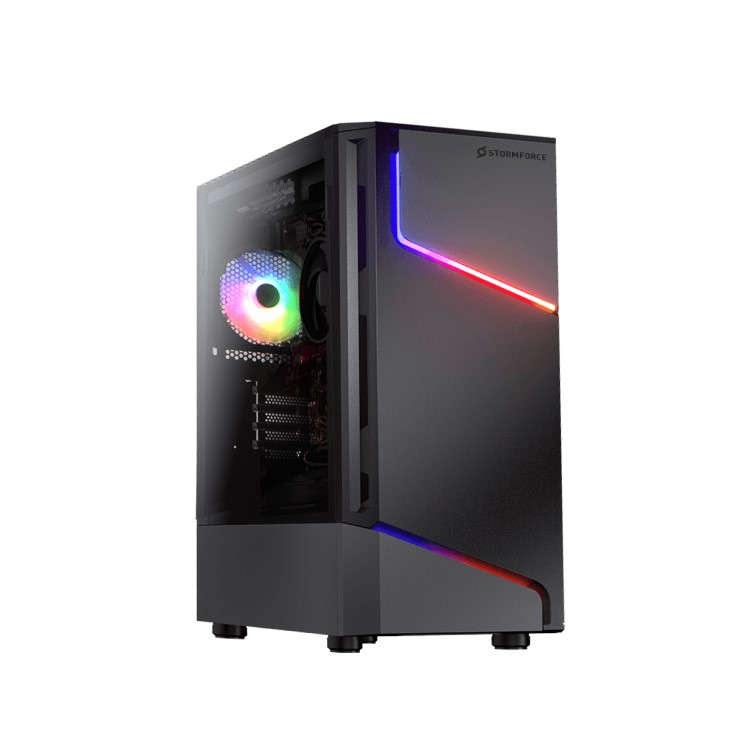 StormForce Onyx AMD Ryzen 7 5700G 16GB 1TB AMD Radeon Graphics Windows 11 Gaming Desktop