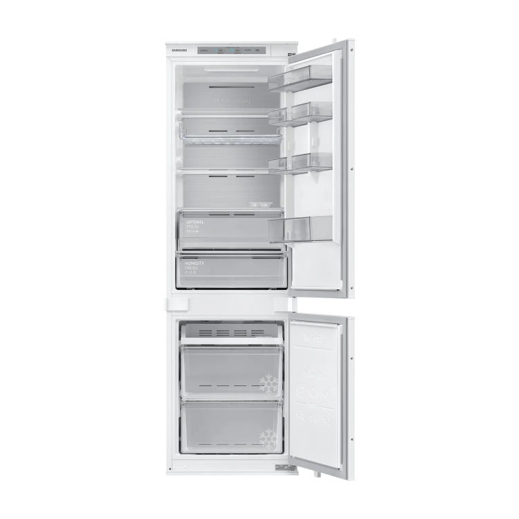 Refurbished Samsung BRB26705DWW Integrated 264 Litre 70/30 Frost Free Fridge Freezer White