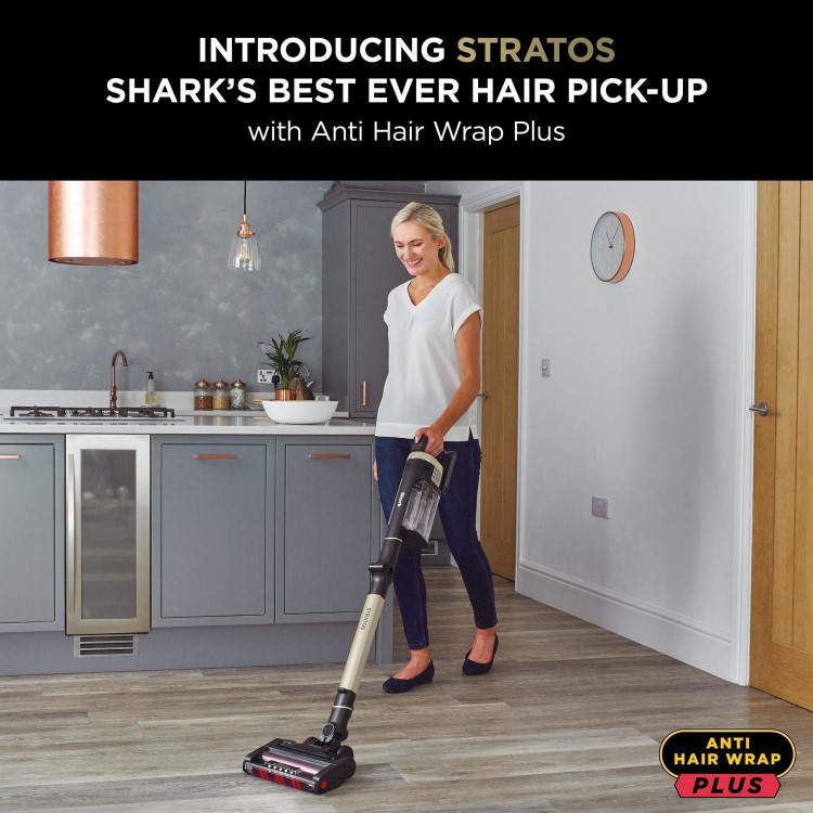 Shark Stratos Anti Hair Wrap Plus Pet Pro Cordless Stick Vacuum - Copper