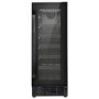 electriQ 18 Bottle Capacity 30cm Freestanding Under Counter Wine Cooler - Black