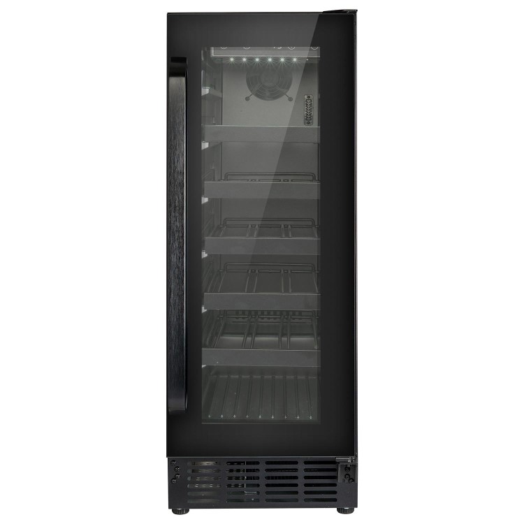 electriQ 18 Bottle Capacity 30cm Freestanding Under Counter Wine Cooler - Black