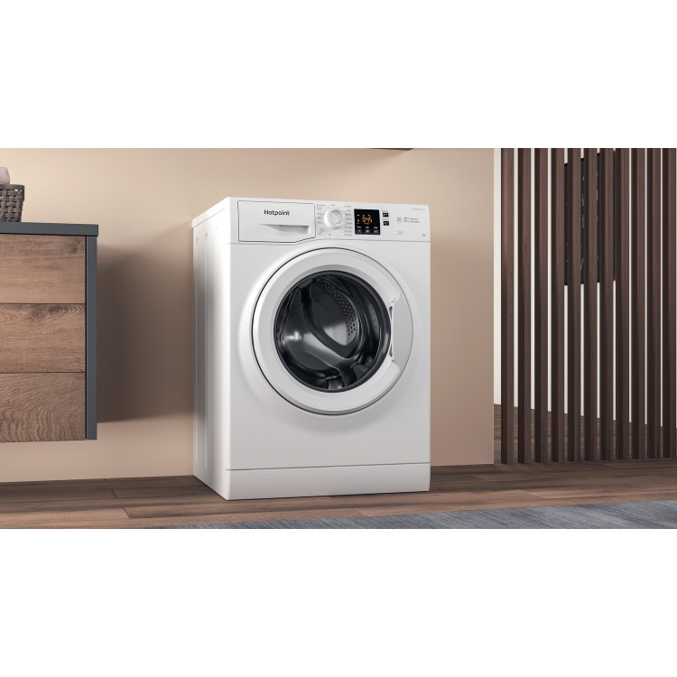 Hotpoint Anti-Stain 8kg 1400rpm Washing Machine – White