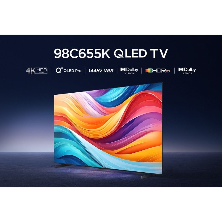 TCL C655K 85 inch Smart 4K Ultra HD Android QLED TV