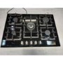 Refurbished Bosch Series 6 PPQ7A6B90 75cm 5 Burner Gas Hob Black Glass