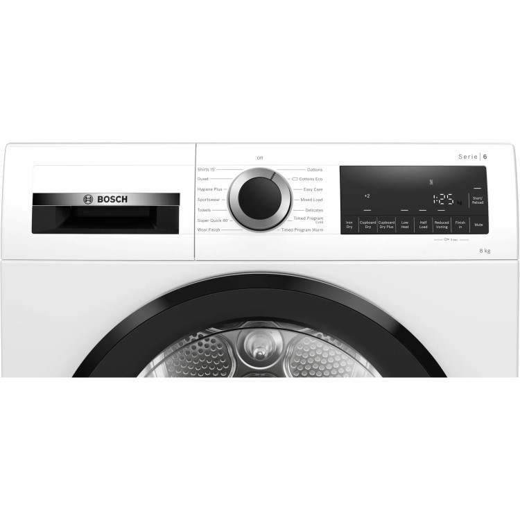 Bosch Series 6 8kg Condenser Tumble Dryer - White