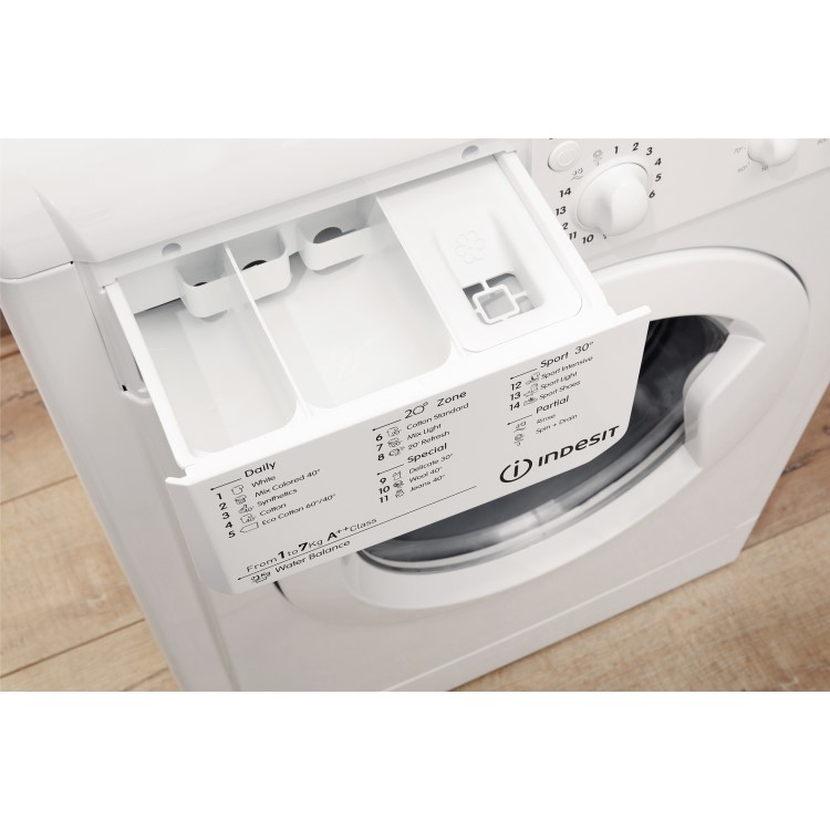 Indesit EcoTime 7kg 1200rpm Washing Machine - White