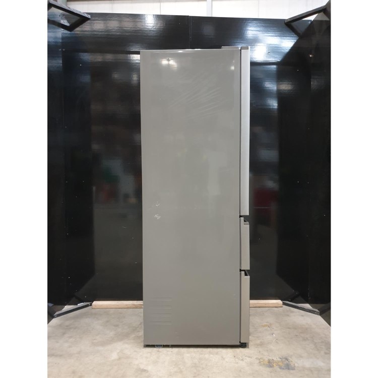 Refurbished Haier 3D 60 Series 5 HTW5618ENMG Freestanding 356 Litre 60/40 Frost Free Fridge Freezer Silver