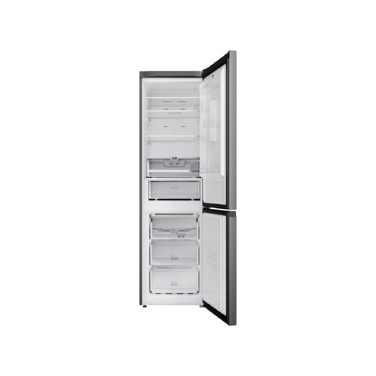 Hotpoint 263 Litre 70/30 Freestanding Fridge Freezer - Silver Black