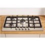 Refurbished Indesit Aria THP751PIXI 75cm 5 Burner Gas Hob Stainless Steel