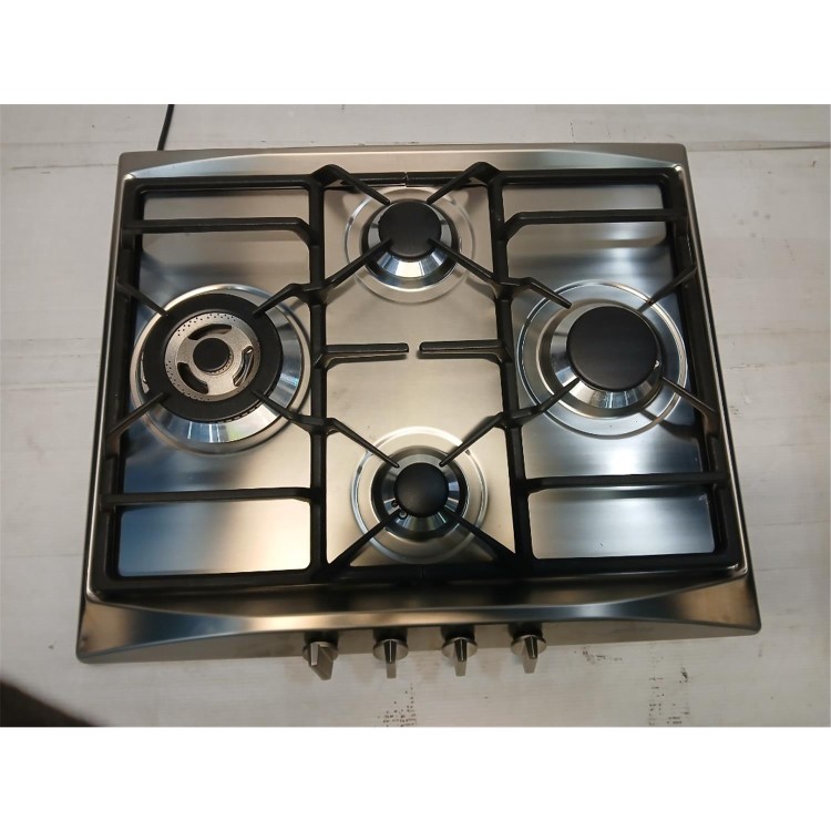 Refurbished Smeg Cucina SR264XGH2 60cm 4 Burner Gas Hob Stainless Steel