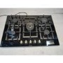 Refurbished Bosch Series 6 PPQ7A6B90 75cm 5 Burner Gas Hob Black Glass