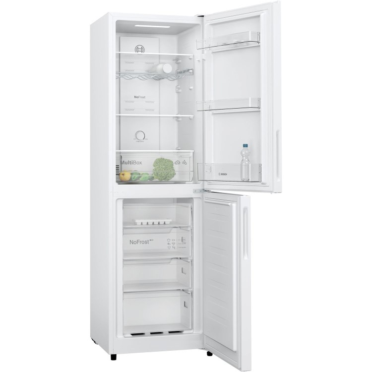 Bosch Series 2 255 Litre 50/50 Freestanding Fridge Freezer - White