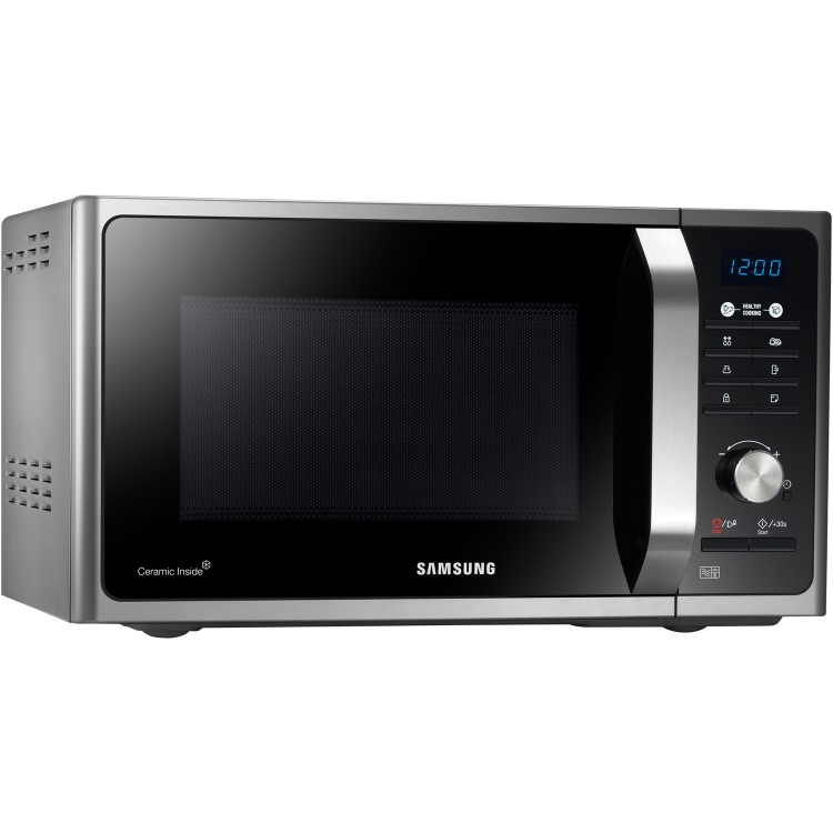 Refurbished Samsung MS23F301TAS 23L 800W Solo Microwave Oven Stainless Steel