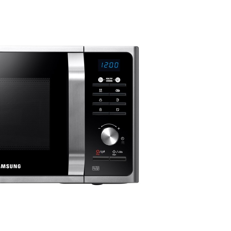 Refurbished Samsung MS23F301TAS 23L 800W Solo Microwave Oven Stainless Steel