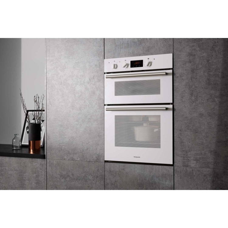 Hotpoint Electric Built-In Double Oven - White