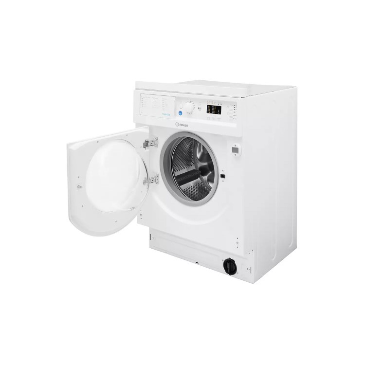 Indesit Push&Go 7kg 1200rpm Integrated Washing Machine - White