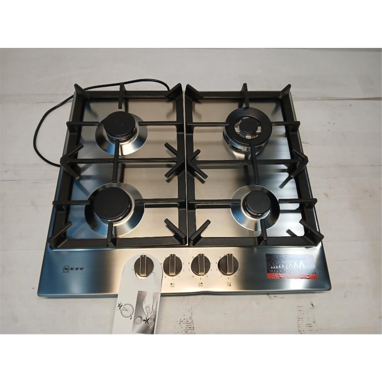 Refurbished Neff N70 T26DS59N0 60cm 4 Burner Gas Hob Stainless Steel