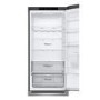 LG NatureFRESH 384 Litre 70/30 Freestanding Fridge Freezer - Shiny Steel