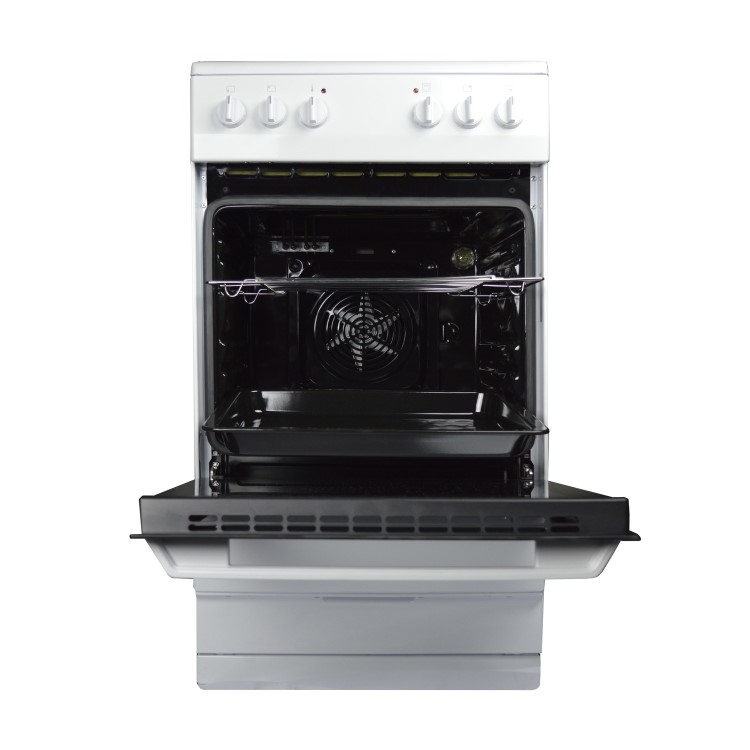 Amica 50cm Electric Cooker - White