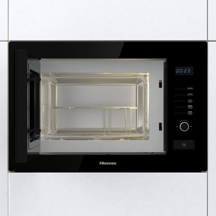 Hisense Built-In Microwave & Grill - Black