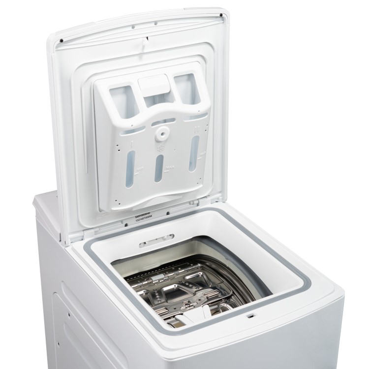 Refurbished electriQ eiQWMTL8A Freestanding 8KG 1300 Spin Top Loading Washing Machine White