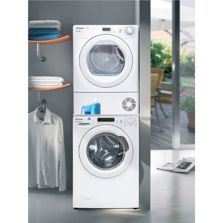 Refurbished Candy Smart CSEV9LG-80 Freestanding Vented Tumble 9KG Dryer White