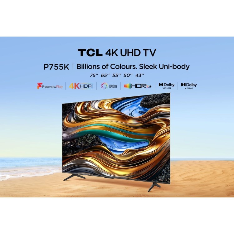 TCL P755K 75 inch Smart 4K Ultra HD Google LED TV