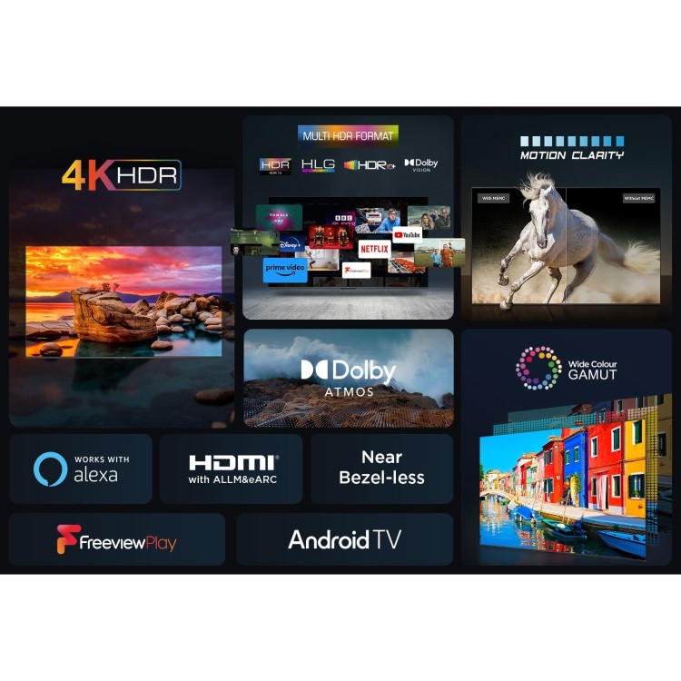 TCL P755K 50 inch Smart 4K Ultra HD Android LED TV