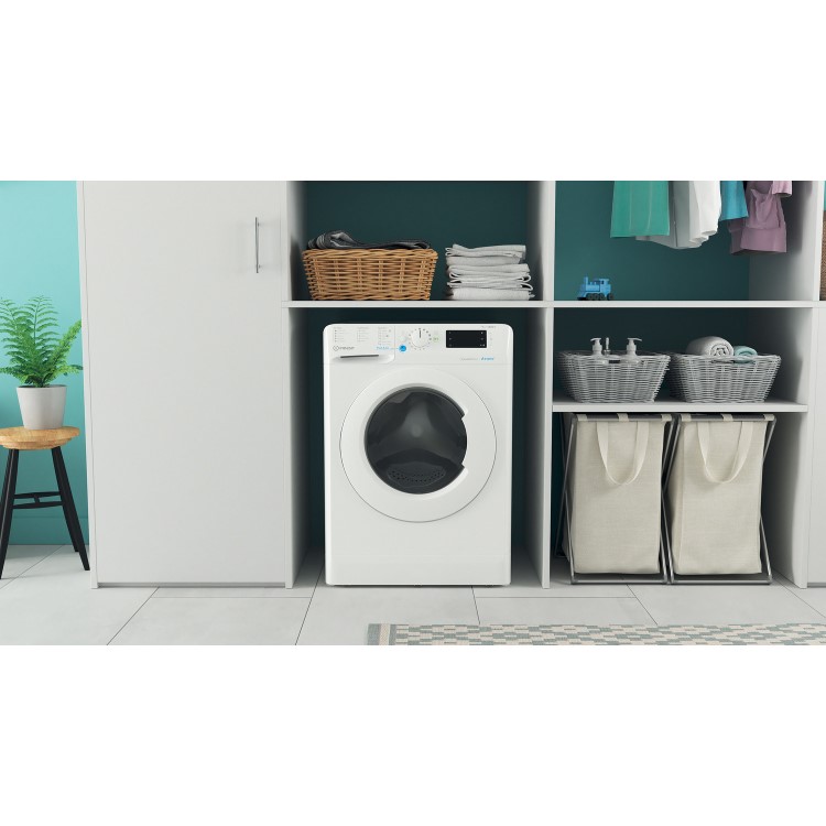 Refurbished Indesit Innex BWE91496XWUKN Freestanding 9KG 1400 Spin Washing Machine White