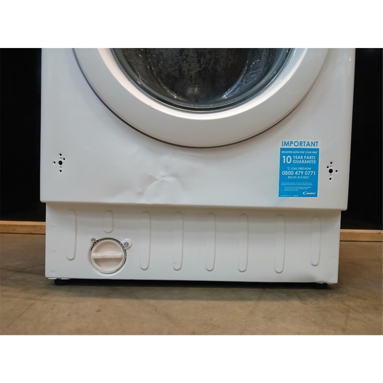 Refurbished Candy Smart CBW48D1W4-80 Integrated 8KG 1400 Spin Washing Machine White