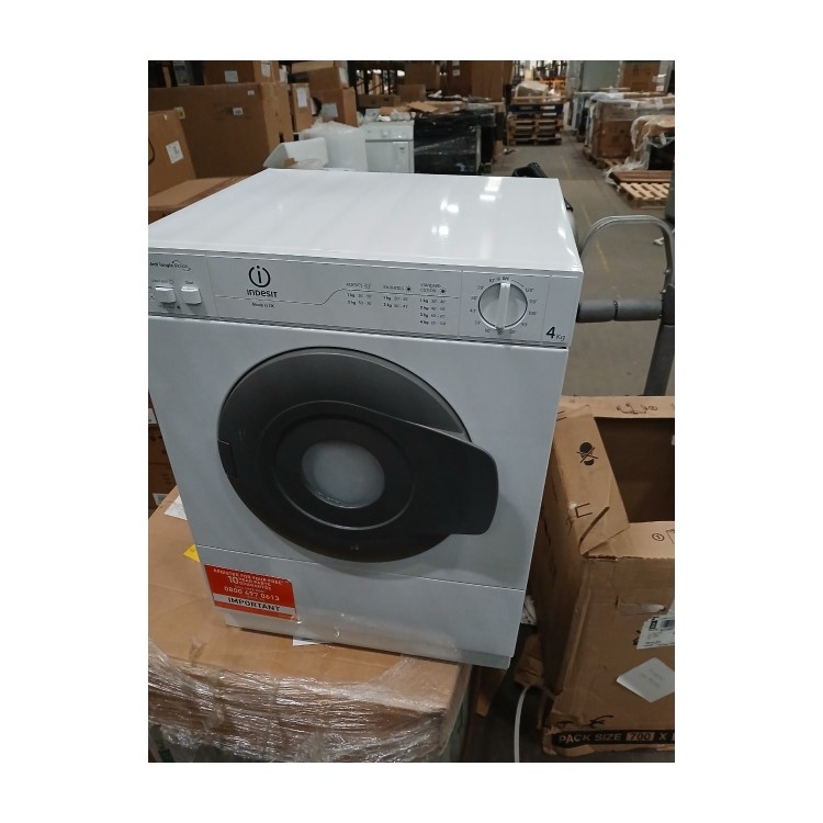 Refurbished Indesit NIS41V Freestanding Front Vented 4KG Tumble Dryer White