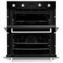 electriQ Built Under Electric Double Oven - Black