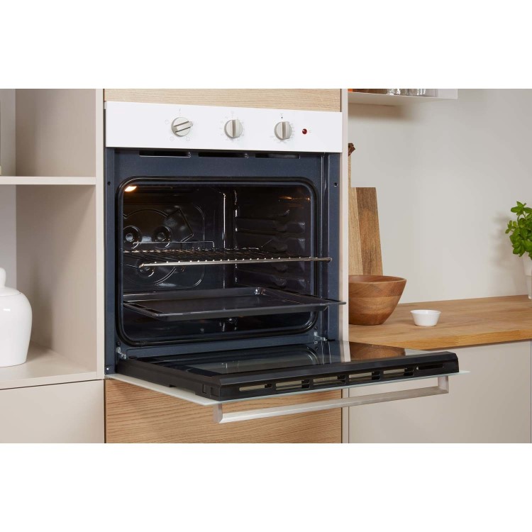 Refurbished Indesit Aria IFW6230WHUK 60cm Single Built In Electric Oven White